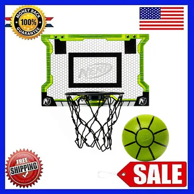 Nerf Basketball Pro Mini New Classic Foam Hook Doors And Sports Indoor With Ball • $29.65
