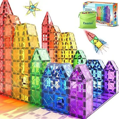 Magnetic Tiles For Kids STEM Magnet Toys For Toddler Magnetic Blocks • $24.99