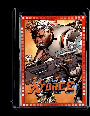 2013 Upper Deck Marvel Now! Cutting Edge Covers Var #115-JQ Cable And X-Force #1 • $5.99