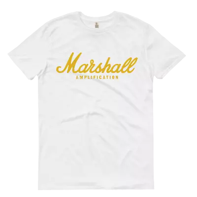 Marshall Amplification Guitar Logo T-Shirt Made In USA Size S To 5XL • $19.99