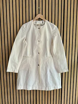Marni Designer Ivory Linen Summer Coat Jacket 40 Uk 10 • £60