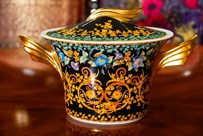 Versace Rosenthal Soup Tureen With Lid * Gold Ivy * Private Collection * Mint • $419