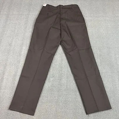 Vintage 70's GCA Work Pants Selvedge USA Union Made Men's NOS Workwear Brown • $22.96