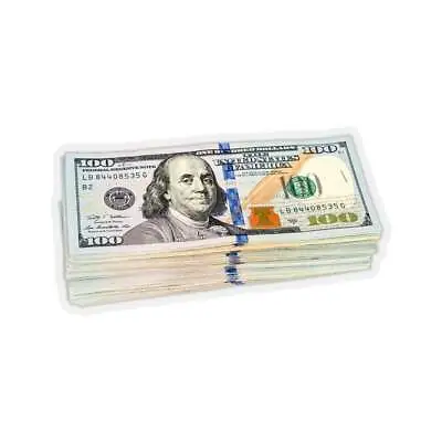 $6 • Buy Stack Of Hundred Dollar Bills Money Sticker