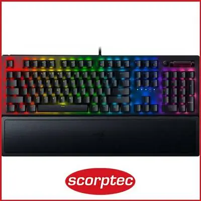 $164 • Buy Razer BlackWidow V3 Mechanical Gaming Keyboard - Black, Green Switch