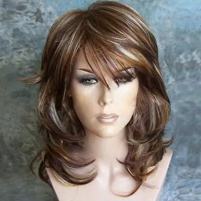 Ladies Womens Short Curly Straight Wig Natural Brown Blonde Bob Wavy Hair Wigs • £9.94