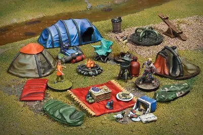 Mantic Games - Terrain Crate - Modern - Crystal Peaks Camp • £22.50