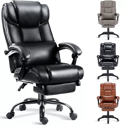 Office Chair Gaming Recliner Swivel Ergonomic Executive PC Computer Desk Chairs • £59.99