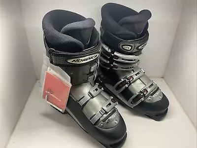 Nordica Olympia Ski Boots 26.5 Size  8.5 Men’s Silver And Black New With Tags • $65