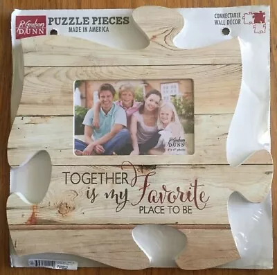 Puzzle Piece Wall Art By P. Graham Dunn . Together Is My Favorite Place To Be • $15