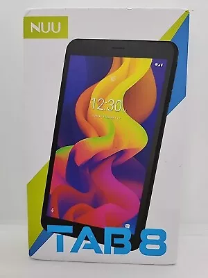 NEW ~ NUU Tab 8 Tablet (T0802L) - 8  Screen - Black - 32 GB - W/Camera  • $41.99