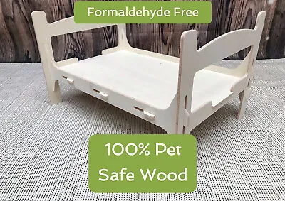 Rabbit Or Guinea Pig Bed - Formaldehyde Free Non Toxic Wooden Slot Together & • £20