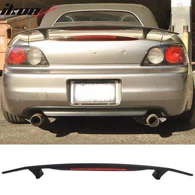 Fits 00-09 Honda S2000 AP2 Convertible Trunk Spoiler Wing W/ LED-Matte Black ABS • $85.99