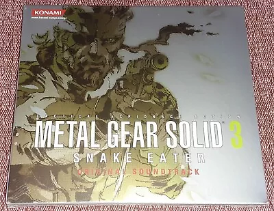 Metal Gear Solid 3 Snake Eater Original Soundtrack NEW SEALED 2005 • $78.32