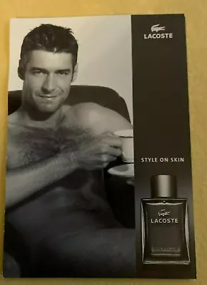 Pre- Owned Lacoste Advertising Postcard - 'Pour Homme' Aftershave  • £1.99