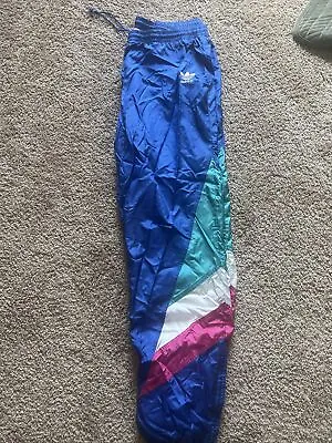 Men's XL/54Adidas Vintage Parachute Nylon Track PantsTrousersStreetwearCasua • $25