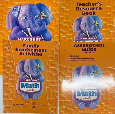 $44.99 • Buy Kindergarten Harcourt Math Bundle Grade K Curriculum Homeschool Homeschooling