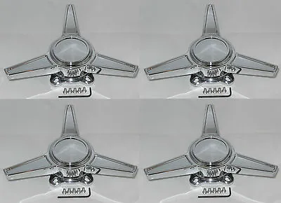 (4) TRIBAR SPINNER KNOCKOFF 2-1/4 Or 2-1/8 AMERICAN RACING WHEEL RIM CENTER CAPS • $199.95