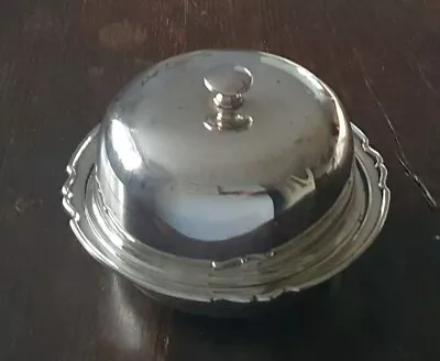 £45 • Buy Silver Plate Victorian Butter Dish Cooler