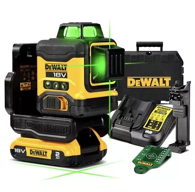DEWALT 12V XR Compact 3 X 360 Degree Multiline Laser Kit Green DCLE34031D1 • $650