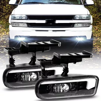 2x LED Fog Lights For Chevy Silverado 1500 2500 1999-2002 3500 2001-2002 Tahoe • $79.99