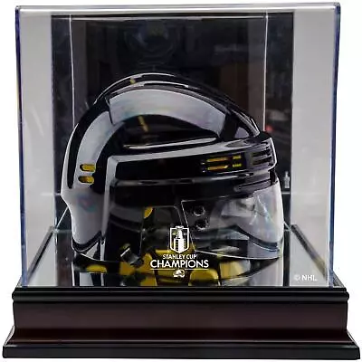 Colorado Avalanche 2022 Stanley Cup Champs Mahogany Mini Helmet Display Case • $44.99