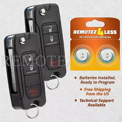2 Keyless Entry Remote For 2005 2006 2007 Dodge Magnum Car Flip Key Fob • $29.95