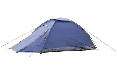 Dome Tent 2 Person XL Camping Tent With Porch 10 Minute Set Up Blue. Ref:H • £34.99