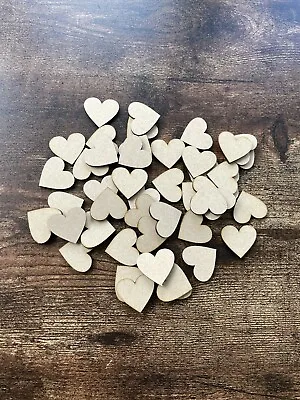 MDF Hearts 3cm Size Hearts MDF Heart Shapes Wooden Hearts Hearts Shape Craft • £3.99