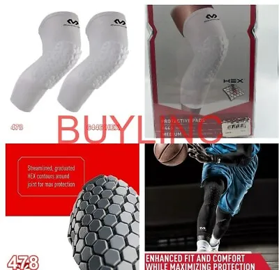 Knee Compression Sleeves McDavid Hex Knee Pads Compression Leg Sleeve 6446 HEX M • $29.44