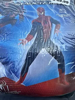 Licensed Marvel The Amazing Spider-man Adult Halloween Costume Mens Sz Xl 42-46 • $39.99