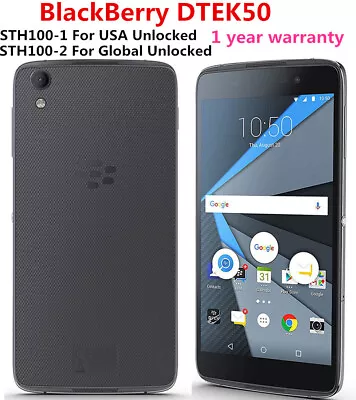 BlackBerry DTEK50 Dual SIM Unlocked 16GB 3GB LTE Android Smartphone- New Sealed • $114.88