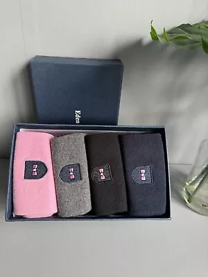 Eden Park Mens Cotton Set Of 4 Pairs Mid High Socks Uk 7-9 EU40-43 New • £17