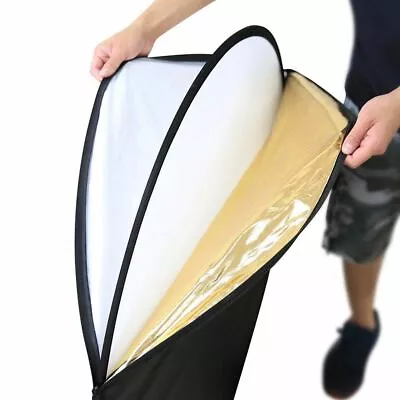 5-in-1 Photography Studio Multi Photo Disc Collapsible Light Reflector US Stock • $16.29