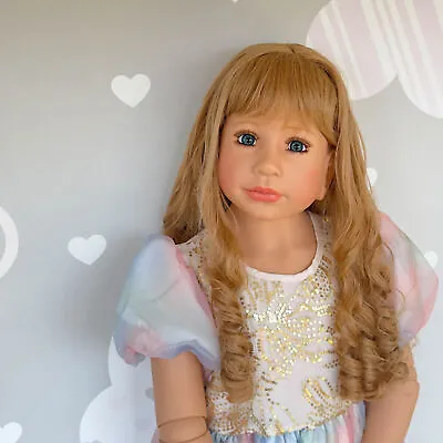 120CM Masterpiece Doll Reborn Toddler Doll Princess Baby Girl Full Body BJD Doll • £369