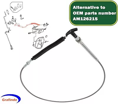 For AM126215 John Deere Spout Chute Control Cable 42  Snow Thrower 240 GX LX GT • $125.99