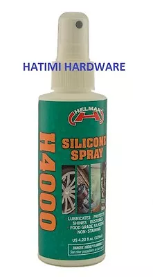 $17.95 • Buy Helmar H4000 Silicone Oil Spray Food Grade 125ml Lubricates