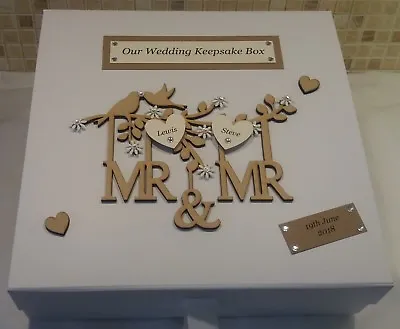 Wedding Keepsake Box Memory Box Memory Keepsakes Wedding Gifts • £21.99