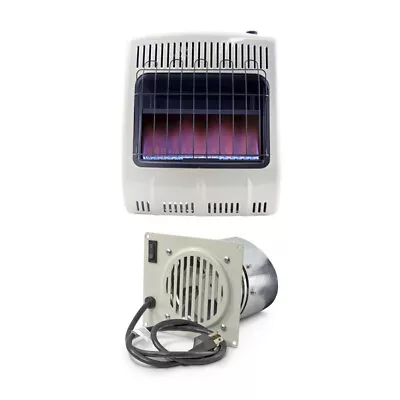 Mr.Heater 20K BTU Natural Gas Blue Flame Heater With Built In Vent Free Blower • $199.99