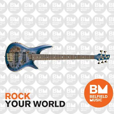 $2829 • Buy Ibanez SR2605 Premium Bass Guitar 5-String Cerulean Blue Burst - SR2605CBB