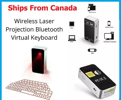 Bluetooth Laser Projection Virtual Keyboard • $42.89