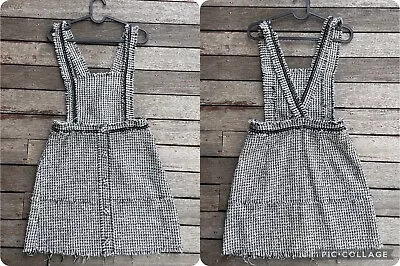 Zara Tweed Overall Dress • $20