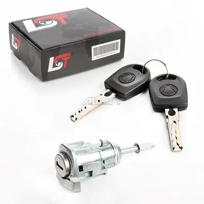 Door Lock Locking Cylinder Lock Key Front Right For VW POLO 9N 4-door • £18.12