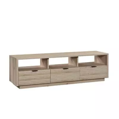 SAUDER TV Stands 20.74  X 72.23 W/ 3-Drawers Living Room Pacific Maple Finish • $406.48