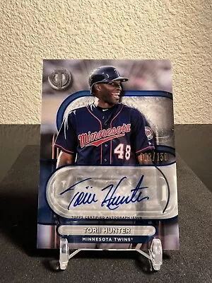 2024 Topps Tribute Torii Hunter Auto Blue /150 Twins #TA-TH • $4.99