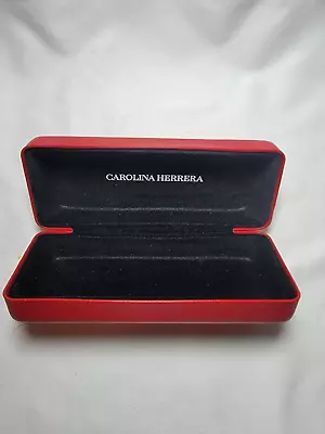 Authentic! CAROLINA HERRERA Red Magnetic EYEGLASSES CASE • $11.70