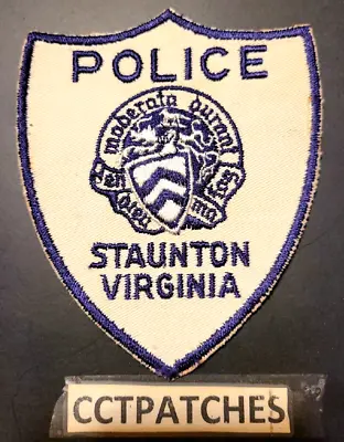 $9.99 • Buy Staunton, Virginia Police Cutedge Shoulder Patch Va