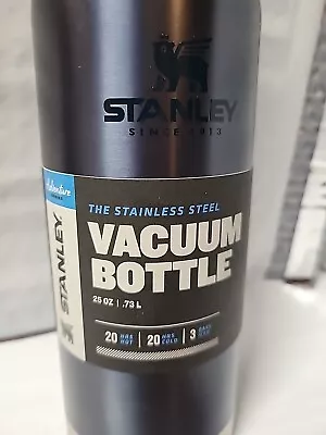 NWT Blue Stanley Adventure Series Stainless Steel Vacuum Insulated Bottle 25 Oz. • $24.99