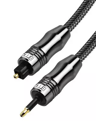 3.5mm Mini TOSLINK To TOSLINK Optical Audio Cable For All 3.5 Mini Toslink Po... • $22.99