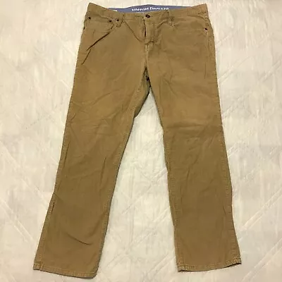 Mossimo Supply Co Tan Slim Straight Corduroy Pants 38X30 • $9.99